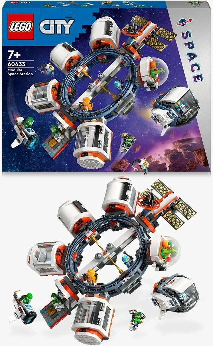 Modularna vesoljska postaja LEGO 60433, 1097 kosov, večbarvno