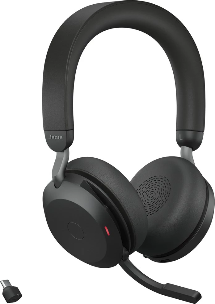 Slušalke Jabra Evolve2 75, USB-C, Bluetooth 5.2, ANC, črne
