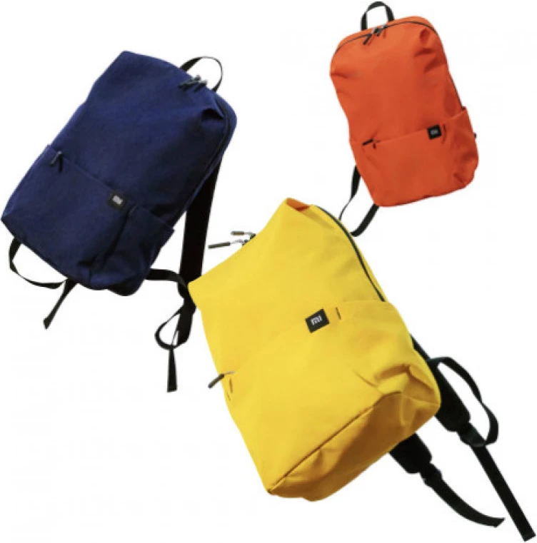 Elegantna vsakodnevna črna nahrbtnik Xiaomi Mi, oranžna