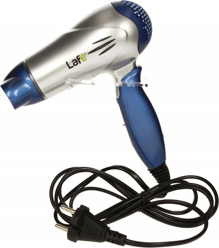 Sušilnik za lase Lafe SWS-001.1, 1200 W, 3 hitrosti, zložljiv ročaj, s koncentratorskim nastavkom, modro/srebrn