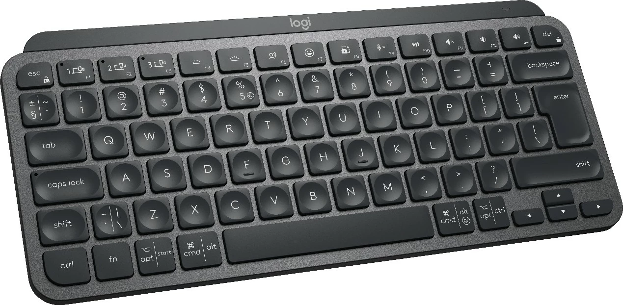 Mini tastatura Logitech MX Keys Mini, brez brezžična, LED, QWERTY, grafit