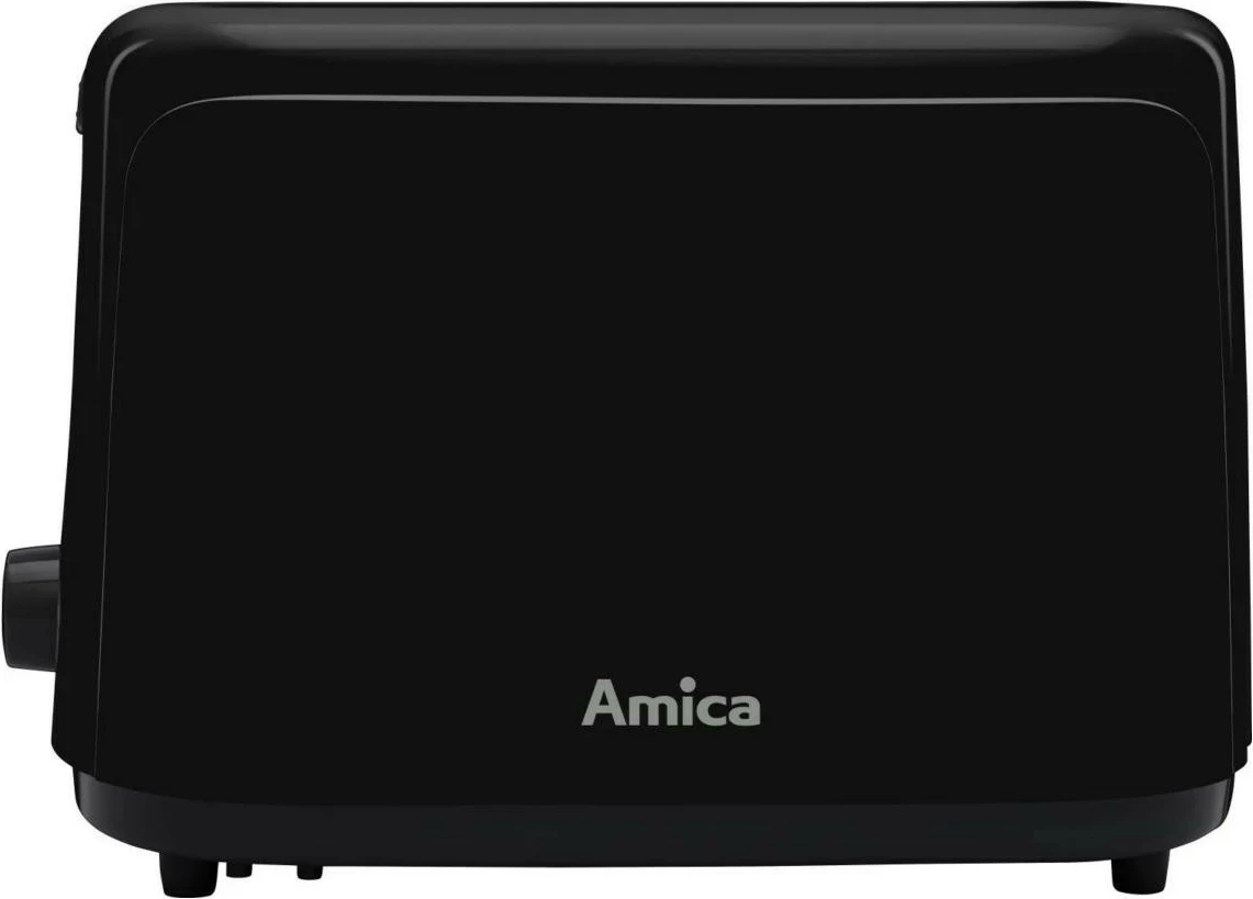 Toster, 2 reže, 7 stopenj pečenja, plastika, črn - Amica TD101