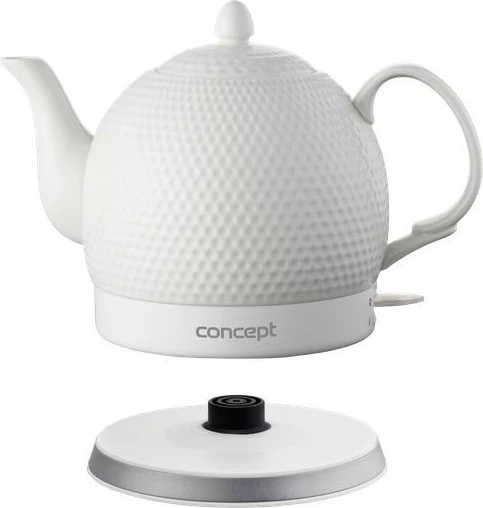 Keramični električni ibrik Concept RK0050, 1,2 L, bel
