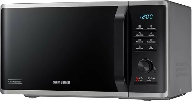 Mikrovalovna pečica, Samsung MS23K3515AS/E2, 23 L, črno/srebrna