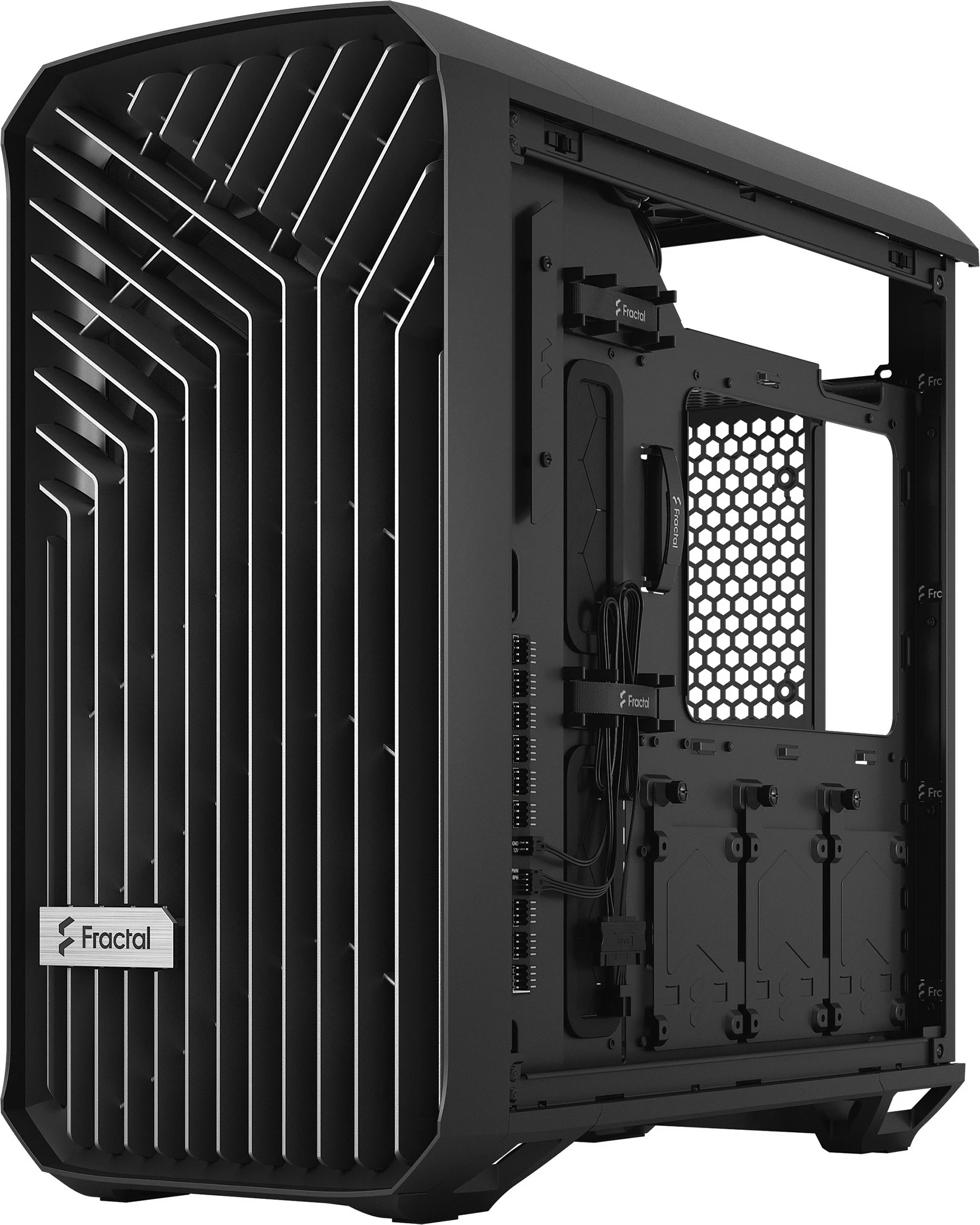 Kompaktno ohišje Fractal Design Torrent Compact, Tower, ATX/EATX/micro ATX/Mini-ITX, kaljeno steklo, črno