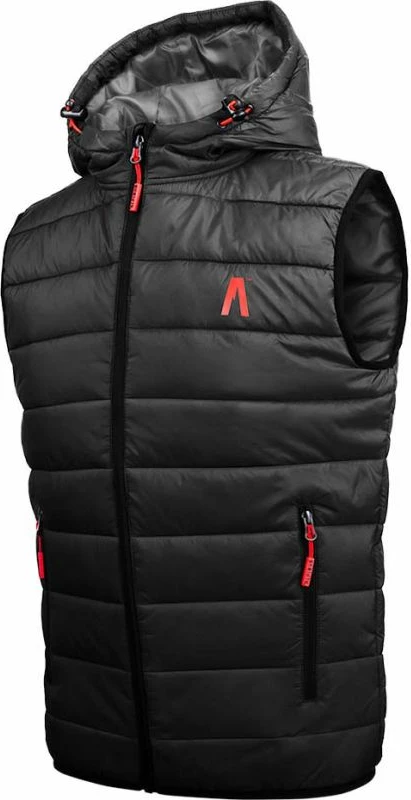 Toplejši brezrokavnik Alpinus Athos za moške, črn