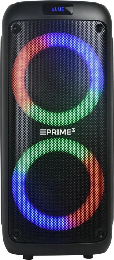 Prenosni zvočnik Bluetooth s karaoke PRIME3 APS51, 3000 W, LED, črn