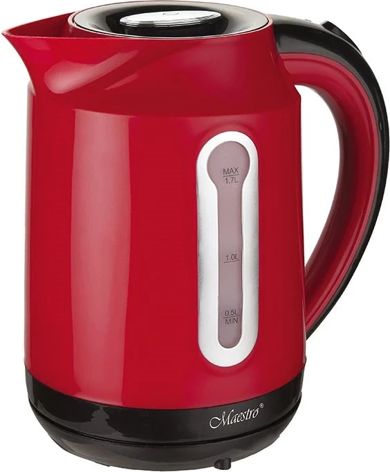 Električni čajnik Maestro MR-041, 1,7 L, 2000 W, rdeč