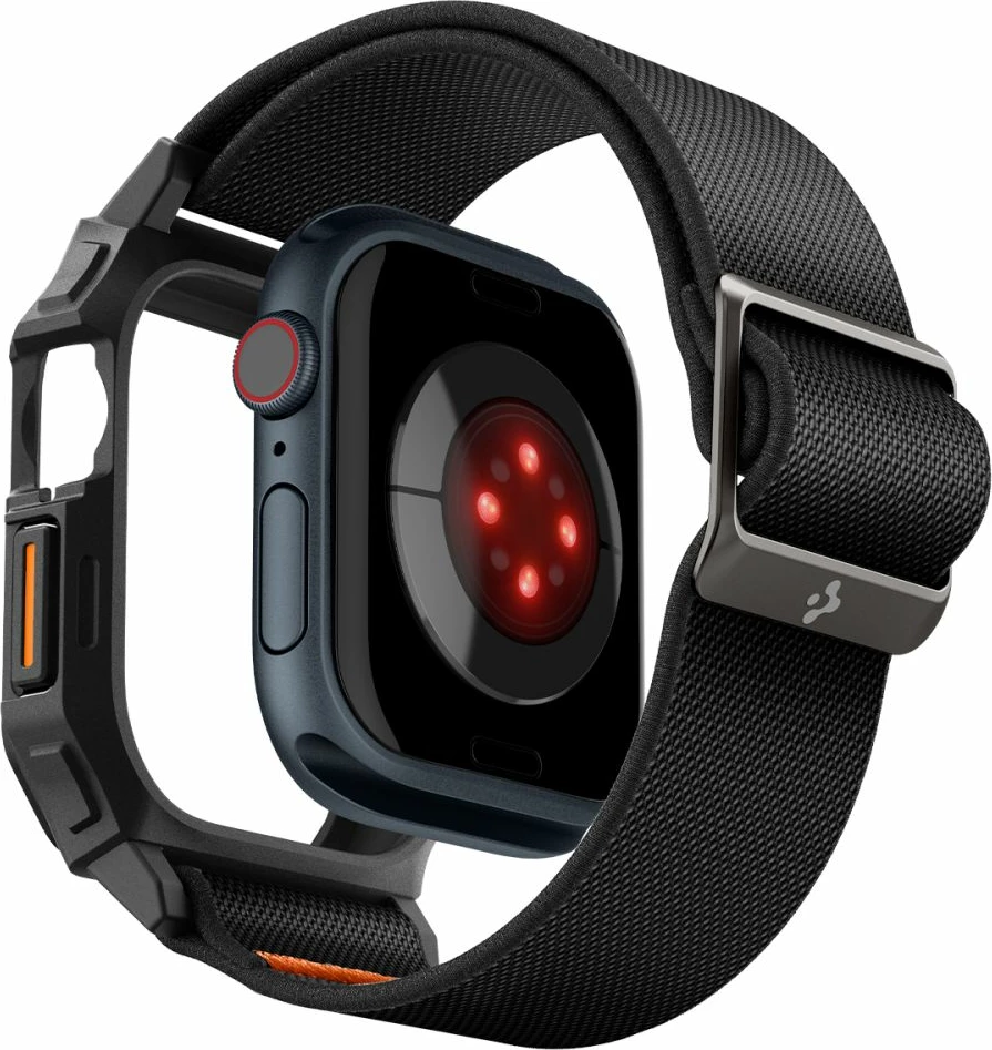 Zaščitni trak Spigen Lite Fit PRO za Apple Watch 10, 42 mm, črn
