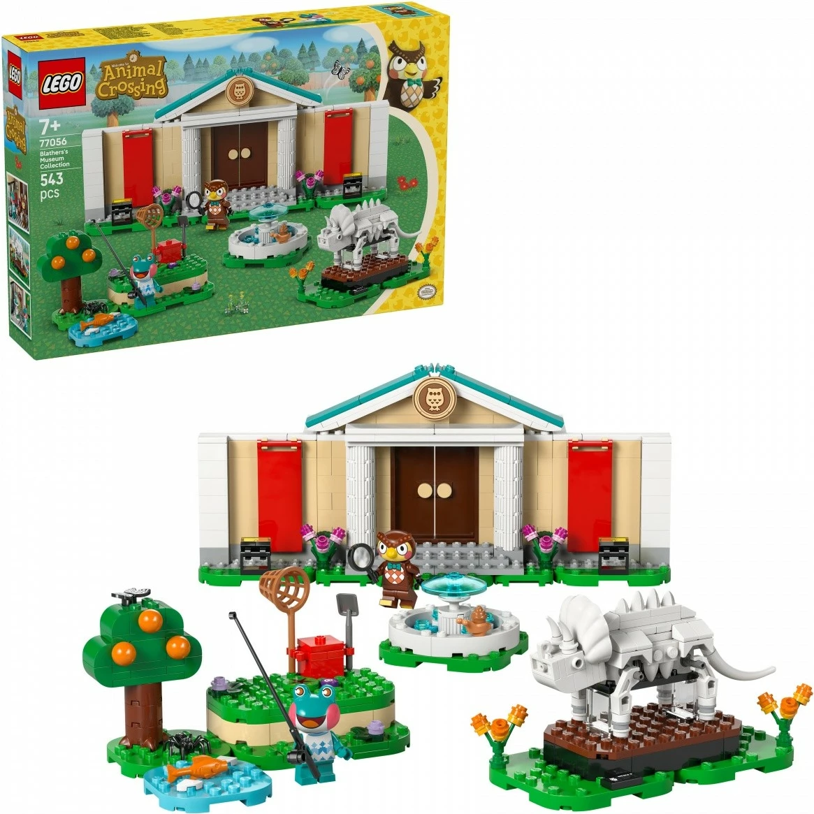Gradbeni komplet zbirka muzeja z Blathers (Animal Crossing) LEGO 77056, 543 kosov