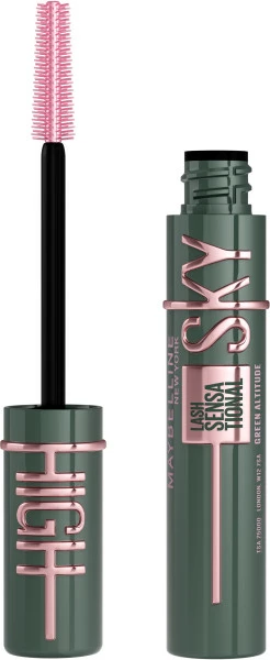 Maskara za ženske, Lash Sensational Sky High Green Attitude Maybelline, 7,2 ml