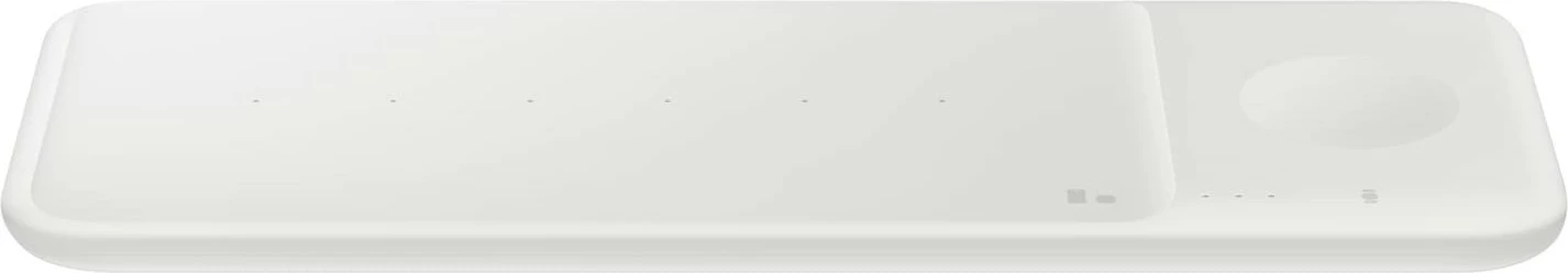 Brezžični polnilec Trio, Samsung, USB, bel