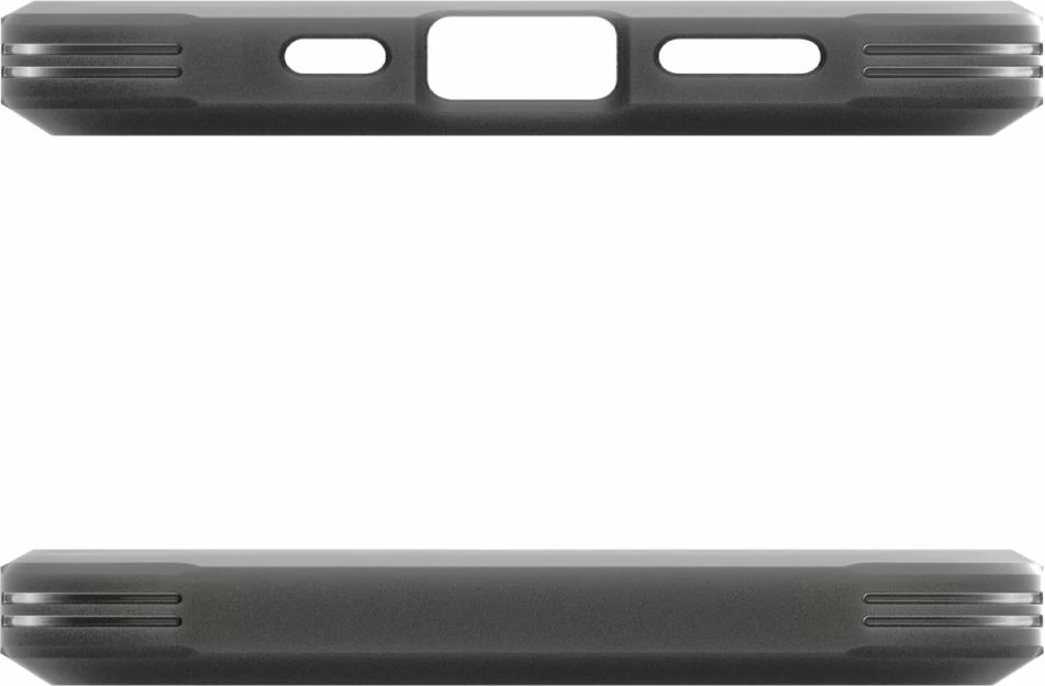 Zaščitni ovitek Tough Armor MagSafe za iPhone 16e, Spigen, siva/prosojna