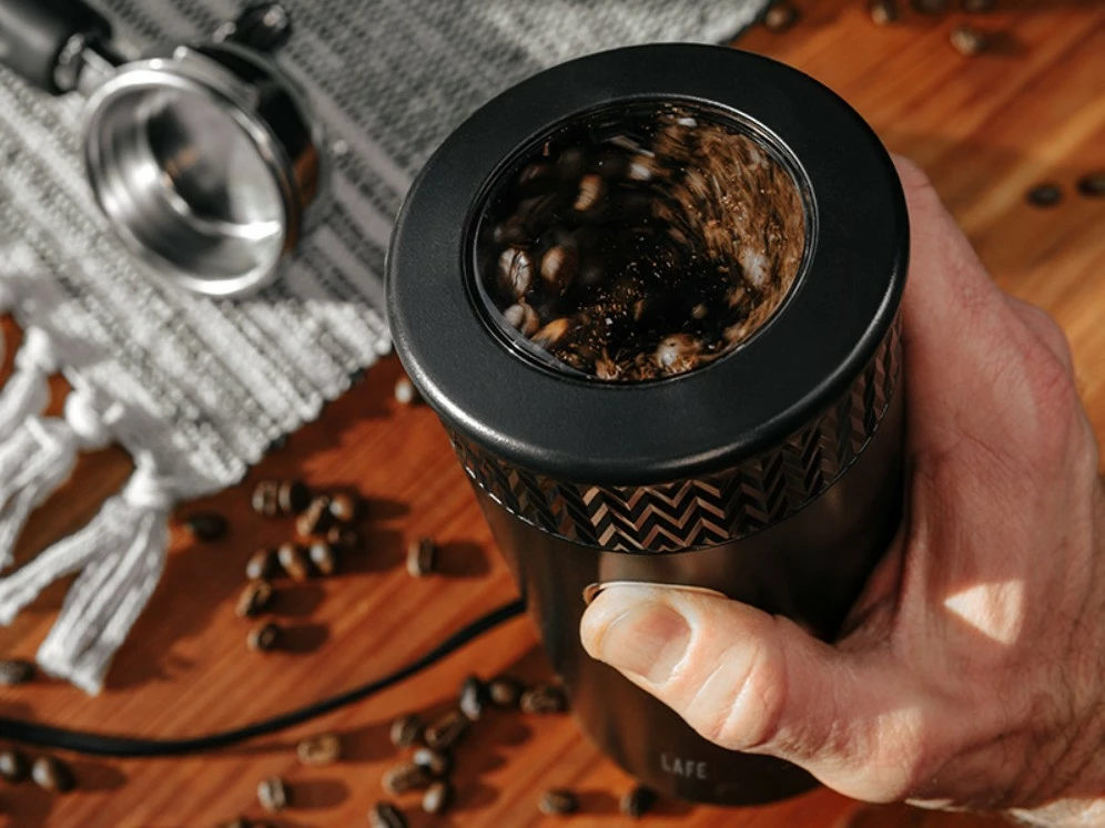 Mlinček za kavo, Lafe GrindMaster LAFMKA47668, 50 g, 150 W, nerjaveče jeklo, črn