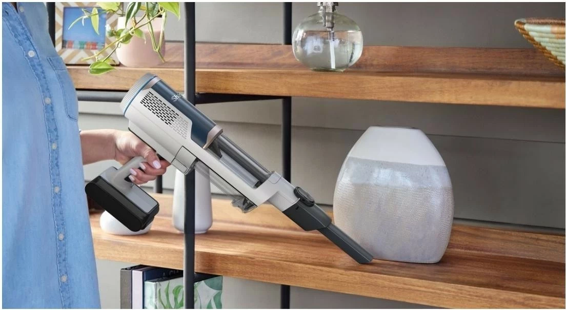 Brezžični sesalnik, 3 hitrosti, 0,42 L, bel - Shark BU3521EU