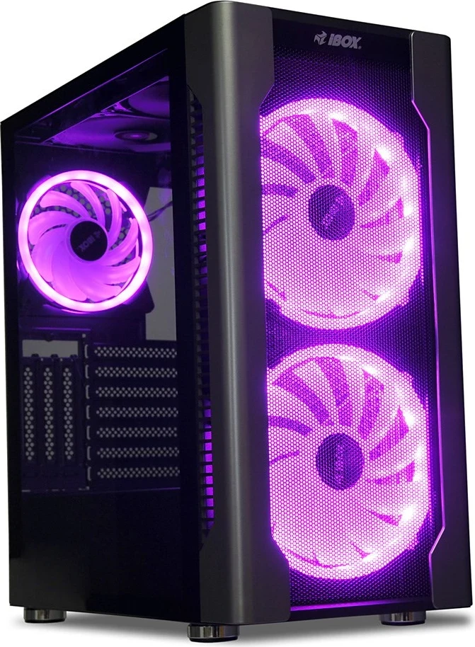 Ohišje za računalnik IBOX CHIRON ZH68, črno