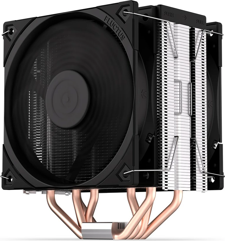 Hladilnik procesorja, Endorfy Fera 5 Dual Fan, EY3A006, 2 ventilatorja, 12 cm, za socket Intel/AMD, črn