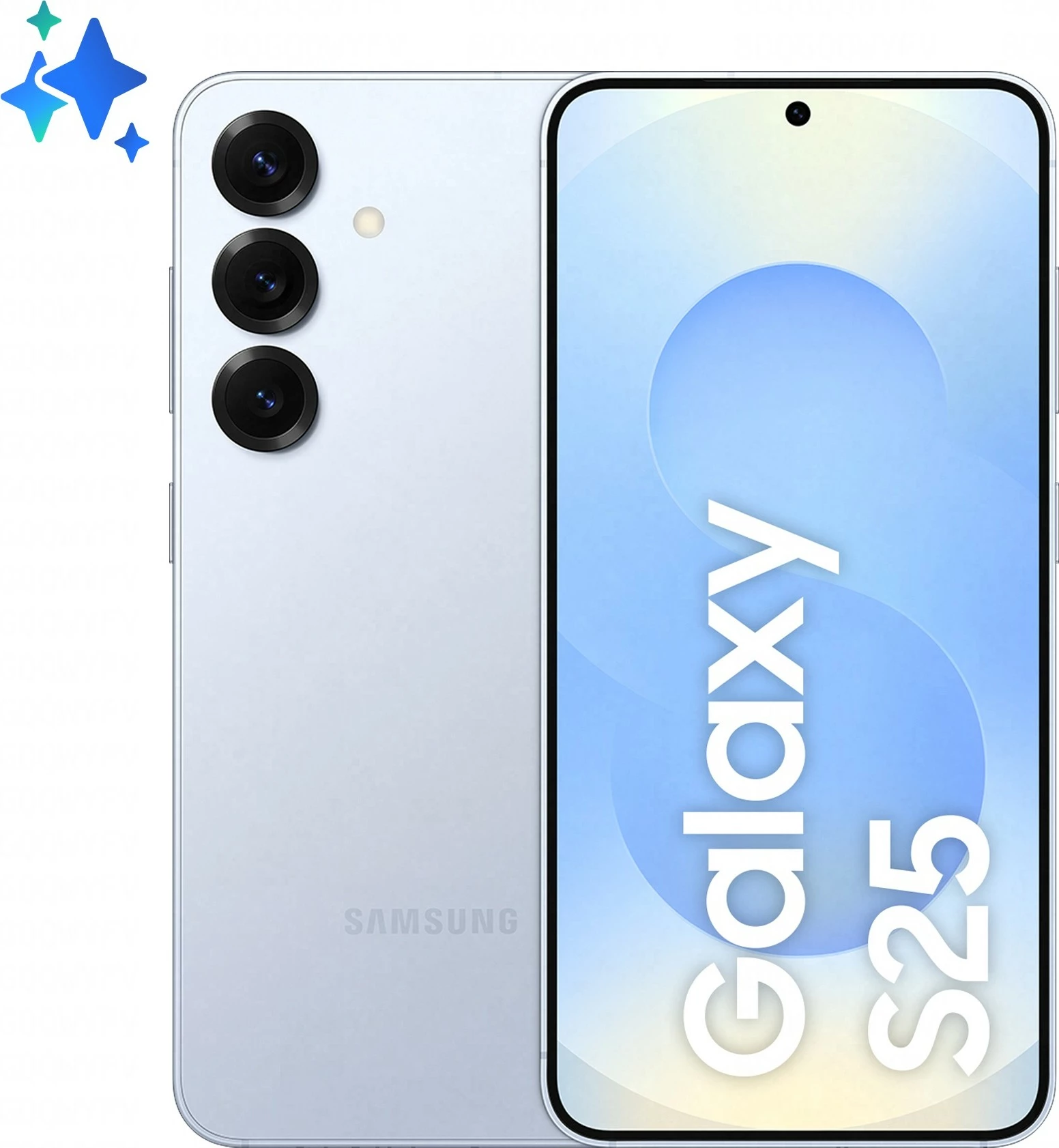 Pametni telefon Samsung Galaxy S25, 6,2\", 12 GB/256 GB, ledeno moder