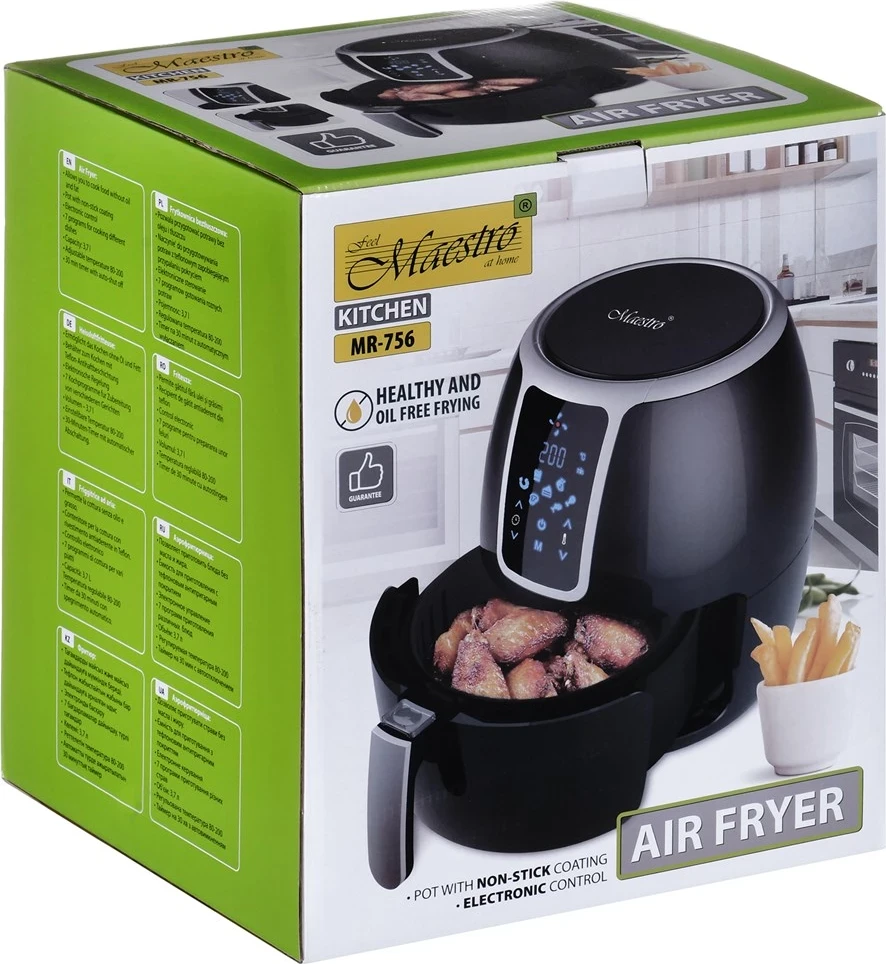 Fryer na vroč zrak Maestro MR-756, črn
