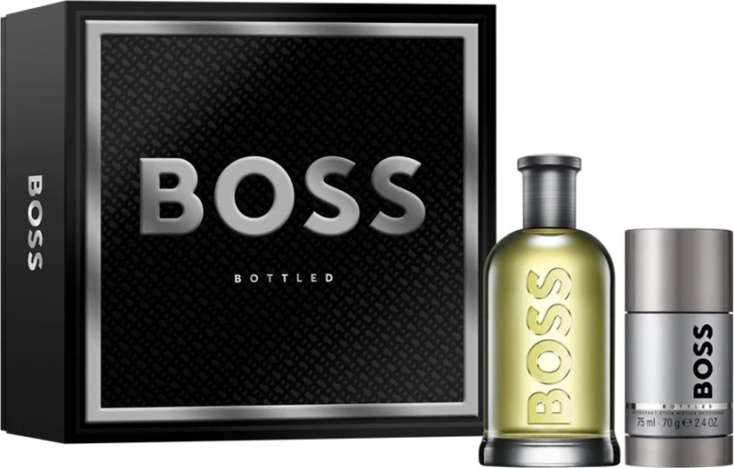 Set dišav za moške: Eau de Toilette in dezodorant v stiku Hugo Boss Bottled, 200 ml + 75 ml