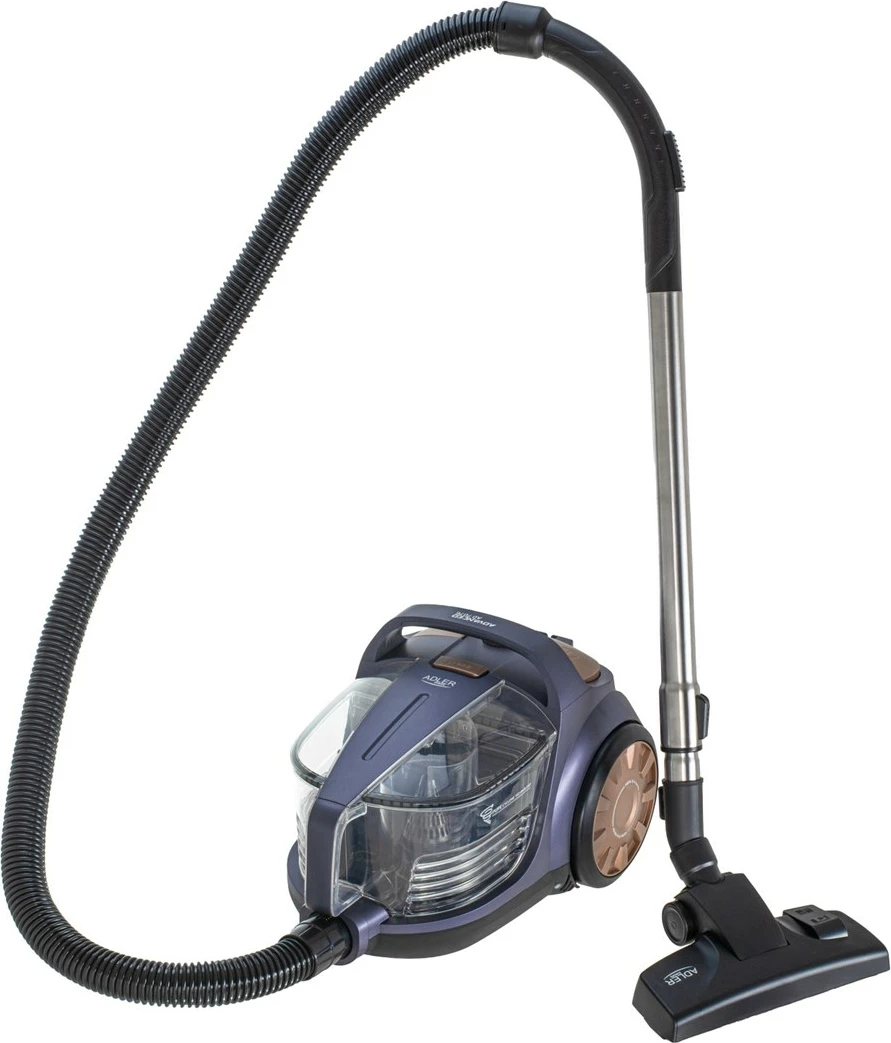 Sesalnik na kabel, brez vrečke, HEPA, vijoličen Adler AD 7076