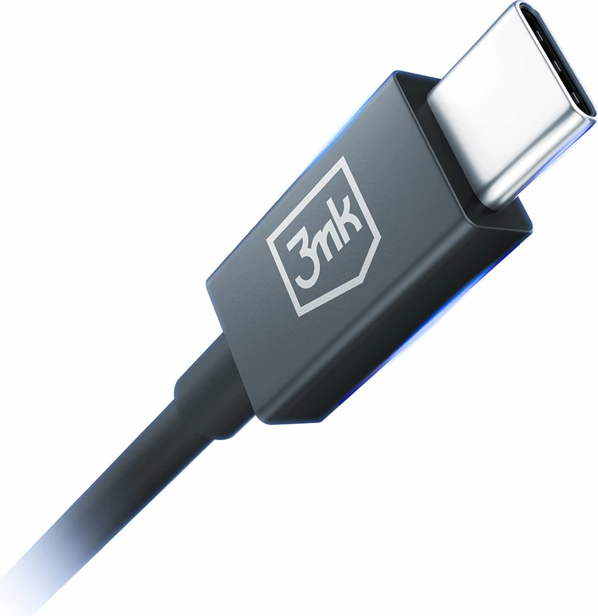 Kabel Thunderbolt USB4, 1 m, 240 W, USB-C na USB-C — Hyper 3mk, črn