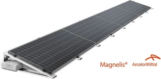 Struktura za montažo sončnih panelov CORAB PB-096.2, kot 15°, 1 kos