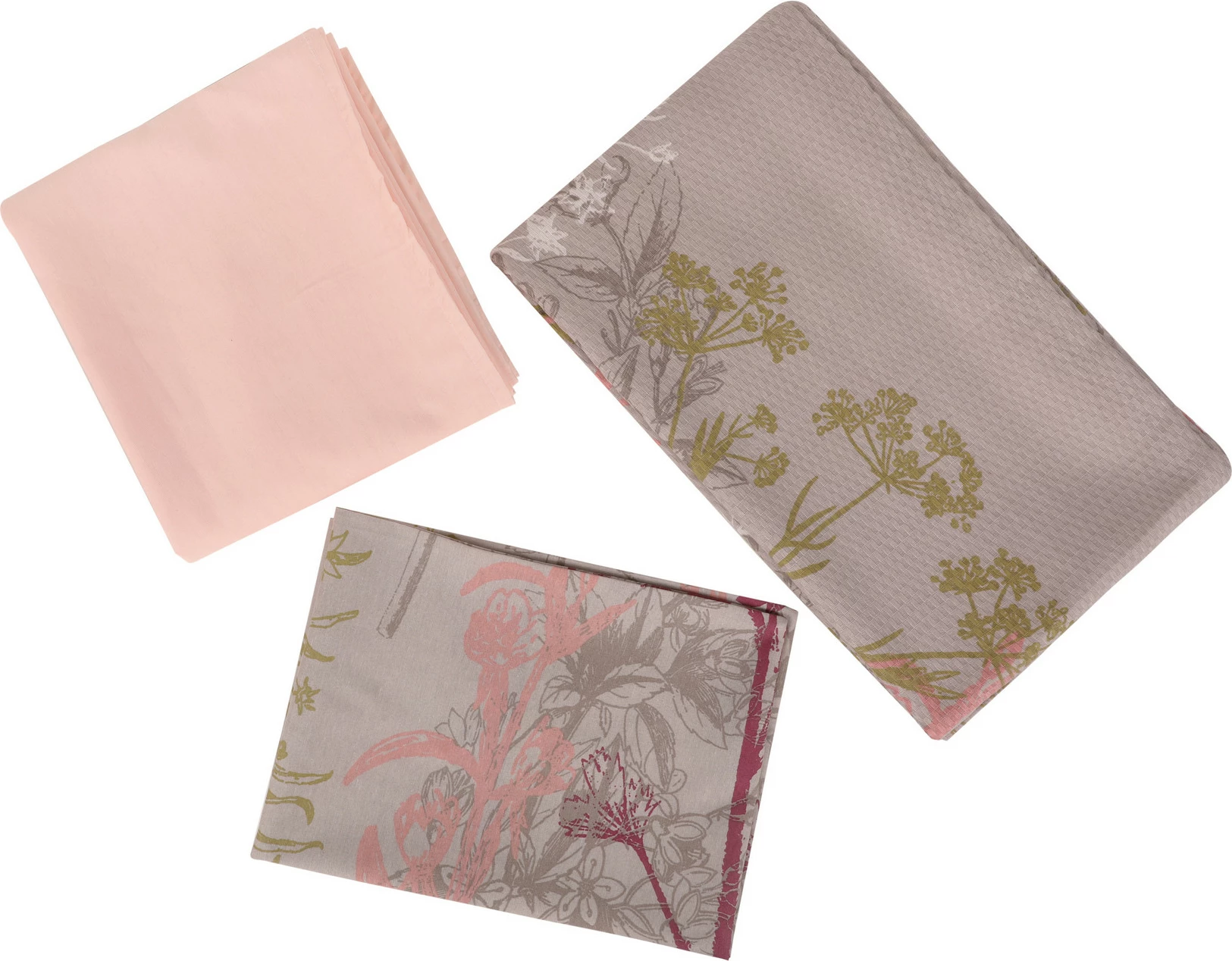 Komplet dvojnega pikeja L'essentiel Urla, bež, rdeča, losos, zelena