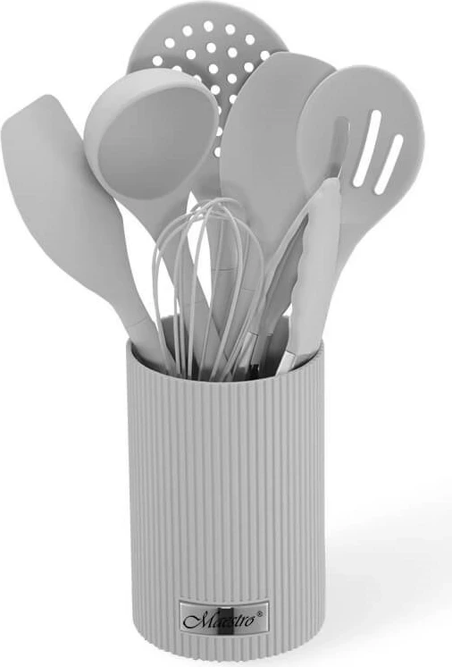 Set kuhinjskega orodja iz silikona, Maestro MR-1542-GREY, 8 kosov, siva