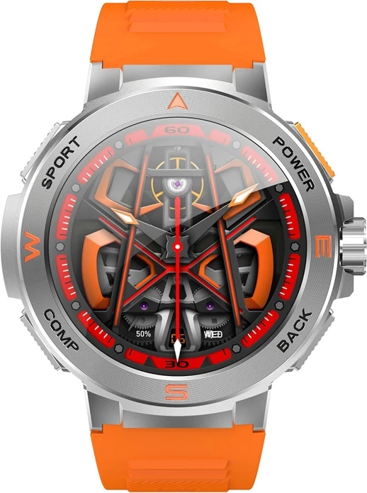 Pametna ura BlitzWolf BW-AT5, 1.43" AMOLED, IP67, oranžna