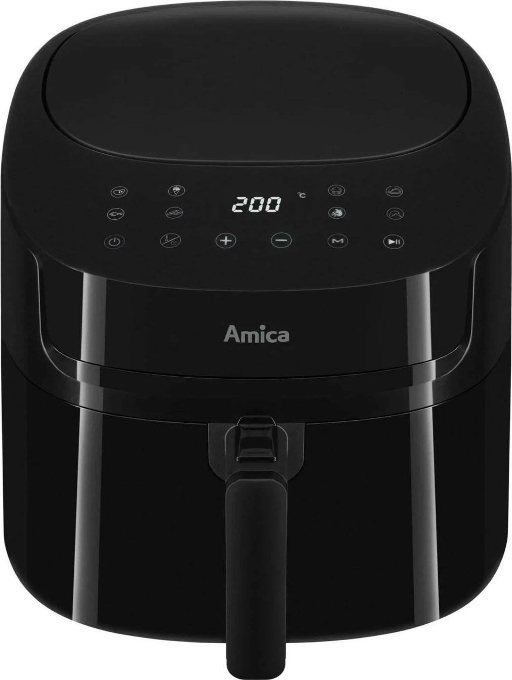 Pekač brez olja Amica Friend AFD5010, 7,2 L, črn