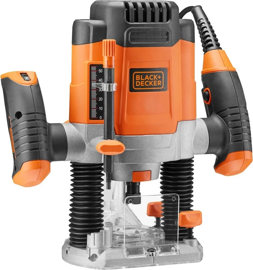 Električni rezkar BLACK+DECKER KW1200EKA-QS, siva/oranžna