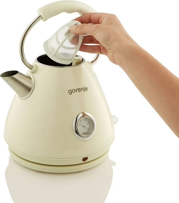 Električni čajnik 1,7 L, 2200 W, bež Gorenje K17CLI