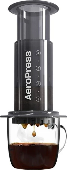 Ročni aparat za kavo AeroPress 85R11, tehno-polimer, črn