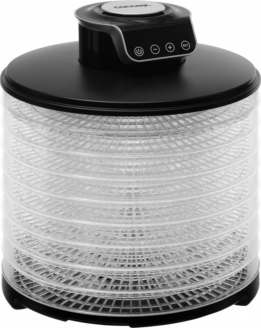 Sušilnik hrane, sadja, gob in zelišč Concept SO3010, 9 pladnjev, 245 W, črn