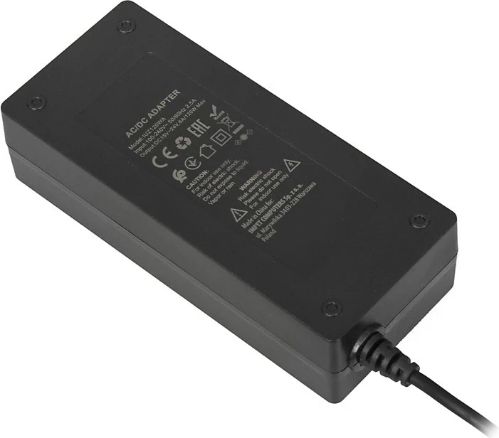 Univerzalni napajalnik iBOX IUZ120WA, 120 W, črn