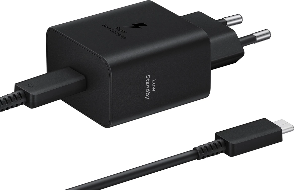 Stenski polnilec 45W, 1x USB-C, črn Samsung EP-T4511NBEGEU