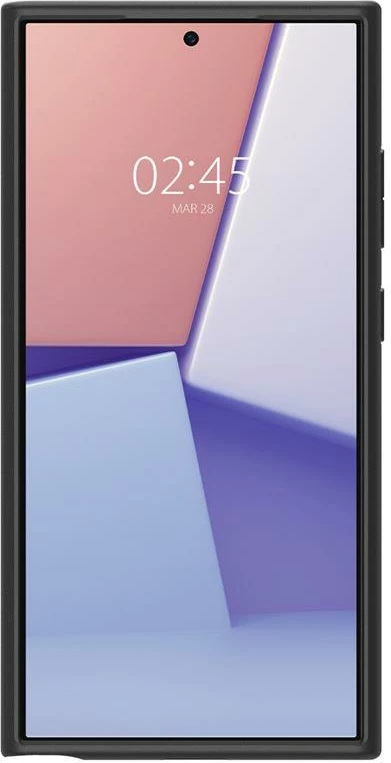Ovitek za telefon Spigen Optik Armor za Samsung Galaxy S24 Ultra, črn