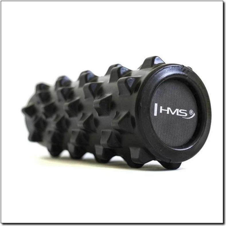 Valjček za masažo HMS FS107, 31,5 cm, črn