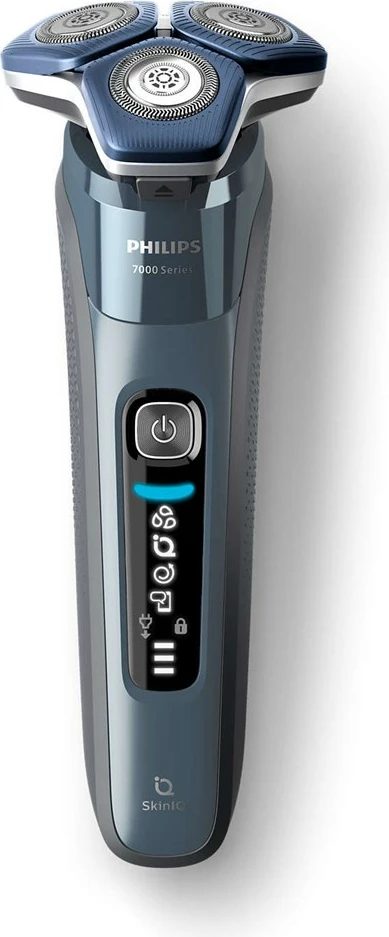 Brivnik z čistilno postajo Philips SHAVER Series 7000 S7882/55, modra