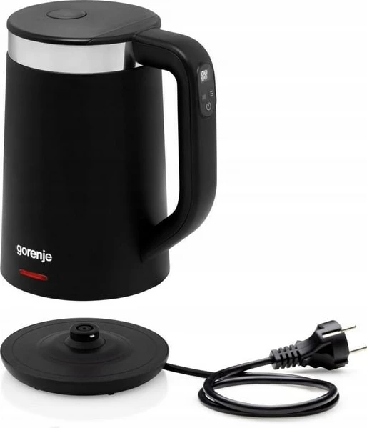 Električni grelnik vode Gorenje K17TRDW, 1,7 L, 2200 W, črn