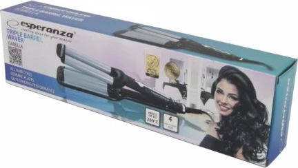 Styling likalnik za kodre Esperanza Isabella EBL013, 55 W, črno/srebrn