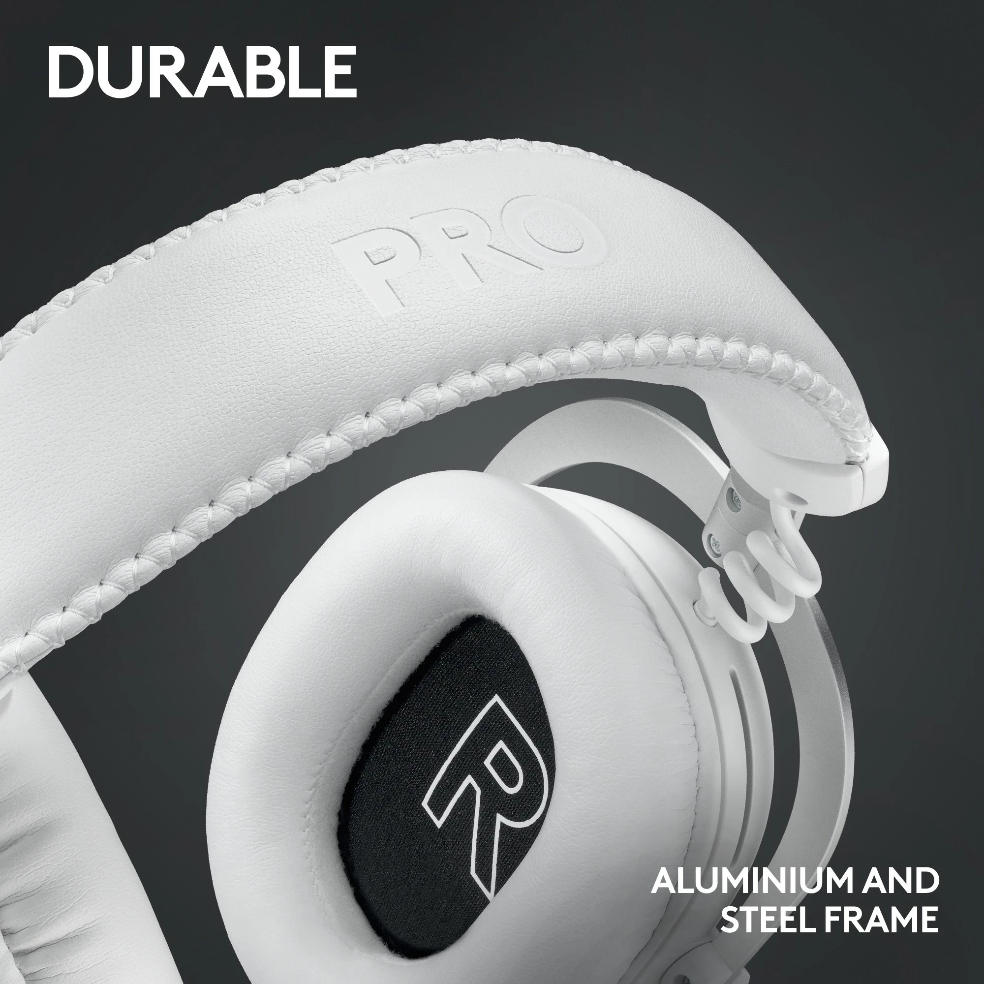 Gaming slušalke PRO X 2 LIGHTSPEED brezžične, 50 h baterije, snemljiv mikrofon, bele - Logitech