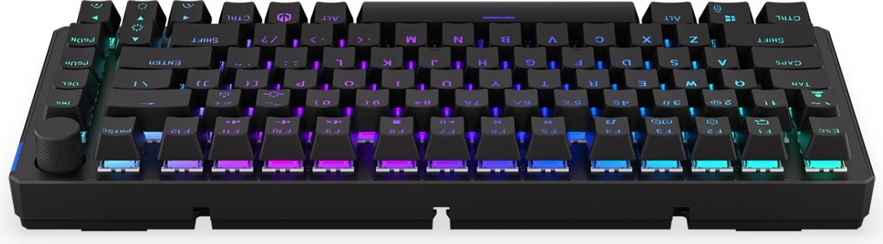 Brezžična igralna tipkovnica Endorfy Thock Red, USB-C, črna