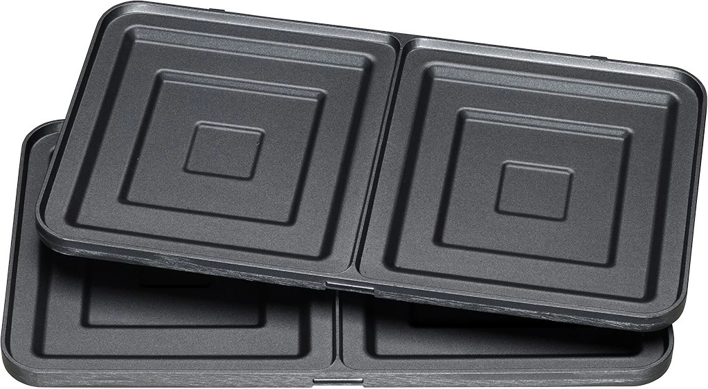 Toster 4 v 1, 900 W, zamenljive plošče, črn, Concept SV3070