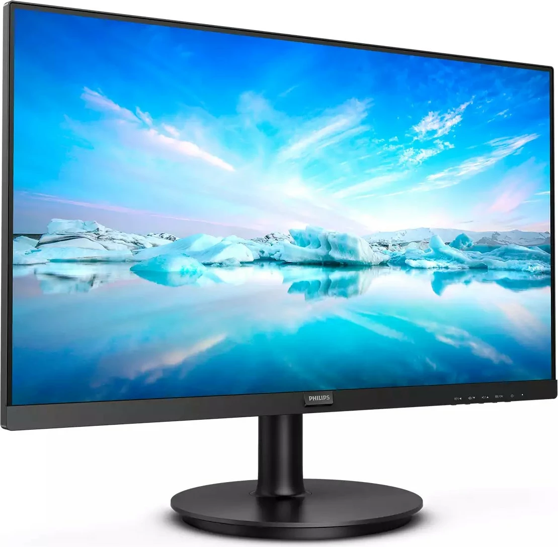 Monitor, 21,5-palčni Full HD LCD, Philips V Line 222V8LA/00, črn