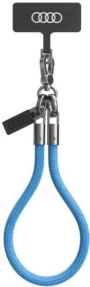 Univerzalna vrvica za telefon Audi, 28 cm x 8 mm, modra