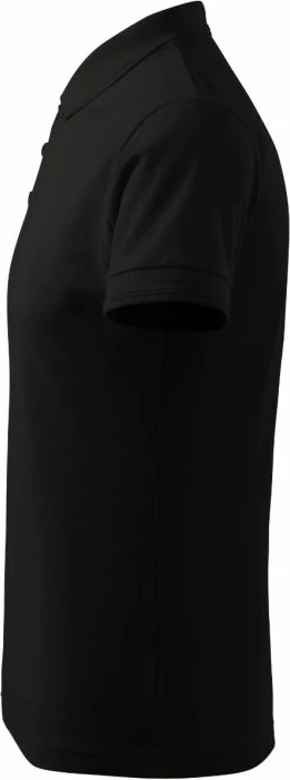 Polo majica Adler za moške, črna