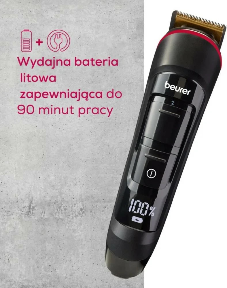 Pripomoček za britje brade Beurer MN4X, črn