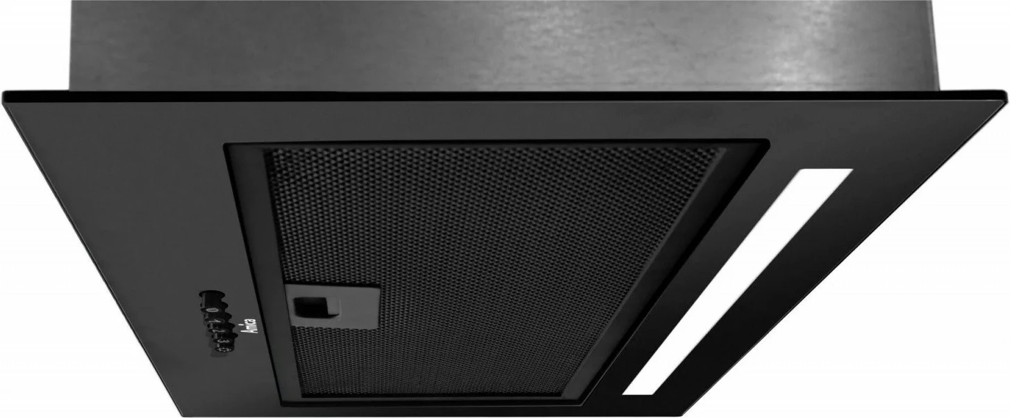 Vgradni kuhinjski aspirator Amica OMC6271B, 55 cm, LED, črn